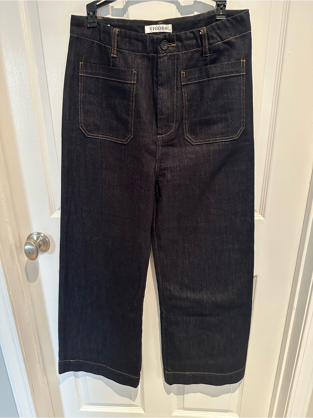 Vigoss Dark Blue Wide Leg Jeans